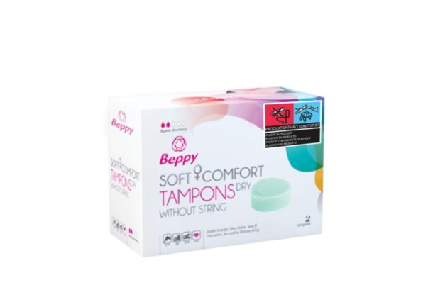 Beppy Soft+ comfort tampons dry (2 Stuks)