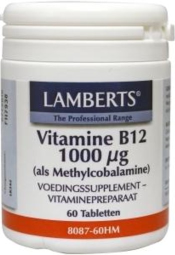 Lamberts Vitamine B12 methylcobalamine 1000mcg (60 Tabletten)
