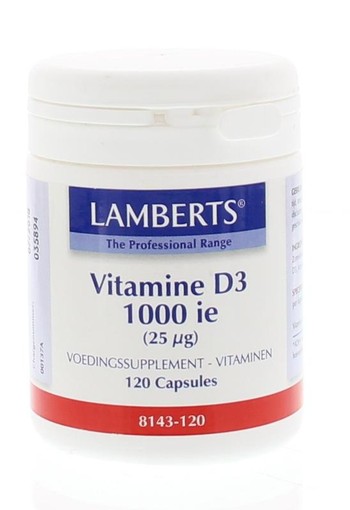 Lamberts Vitamine D3 1000IE/25mcg (120 Capsules)