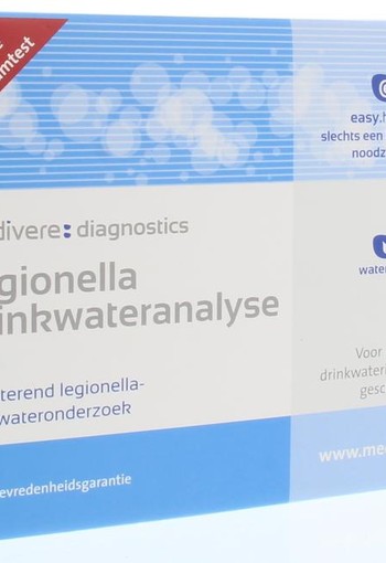 Medivere Legionella drinkwater analyse (1 Stuks)