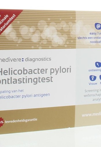 Medivere Helicobacter pylori test (1 Stuks)