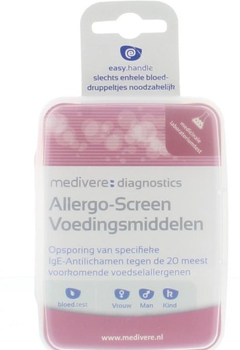 Medivere Allergoscreen voedingsmiddelen (1 Stuks)