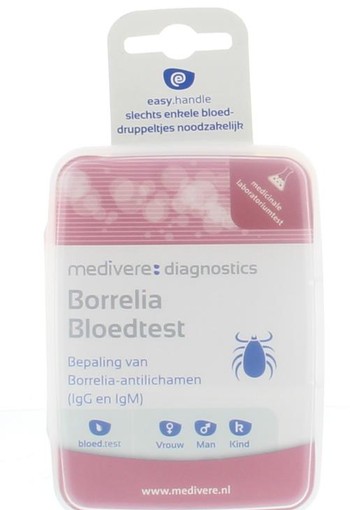 Medivere Borrelia bloedtest (1 Stuks)