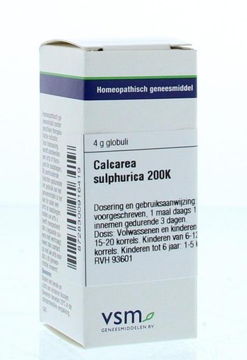 VSM Calcarea sulphurica 200K (4 Gram)