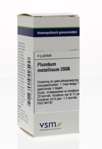 VSM Plumbum metallicum 200K (4 Gram)