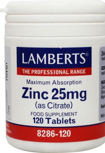 Lamberts Zink citraat 25 mg (120 Tabletten)