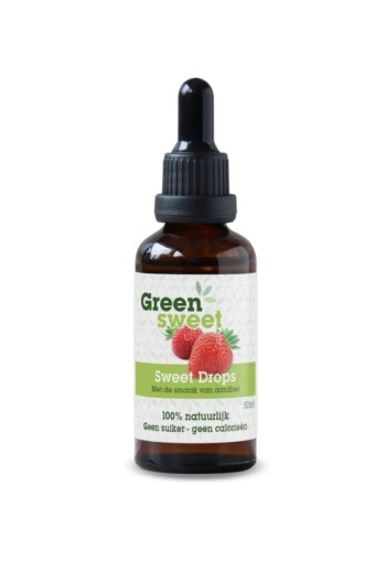 Green Sweet Stevia vloeibaar aardbei (50 Milliliter)
