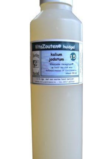 Vitazouten Kalium jodatum huidgel nr. 15 (250 Milliliter)