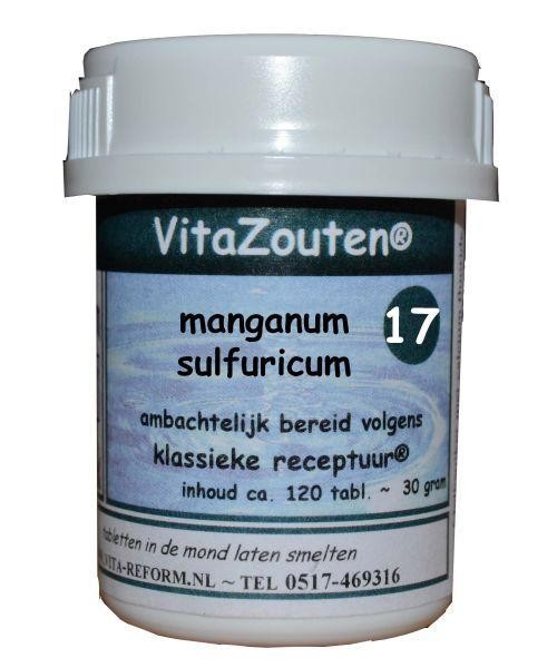 Vitazouten Manganum sulfuricum VitaZout nr. 17 (120 Tabletten)