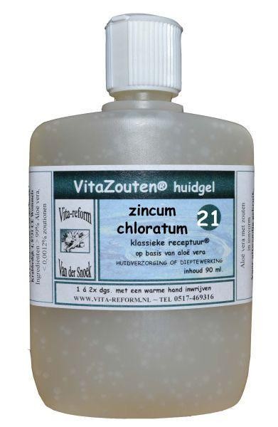 Vitazouten Zincum chloratum/mur. huidgel nr. 21 (90 Milliliter)