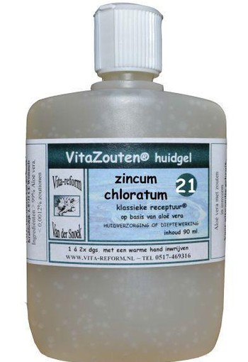 Vitazouten Zincum chloratum/mur. huidgel nr. 21 (90 Milliliter)