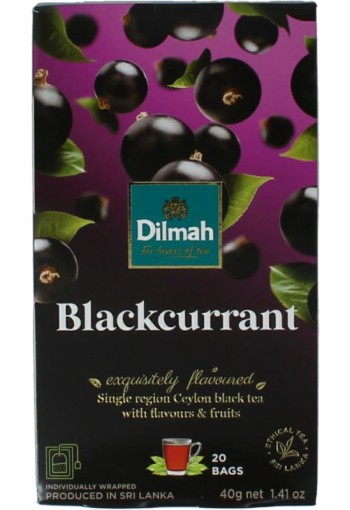 Dilmah Blackcurrant fun tea (20 Zakjes)