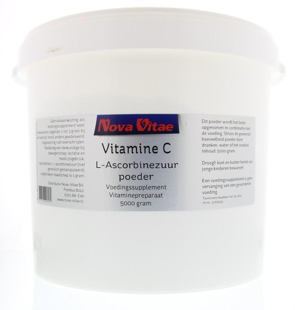 Nova Vitae Vitamine C ascorbinezuur poeder (5 Kilogram)