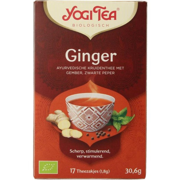 Yogi Tea Ginger bio (17 Zakjes)