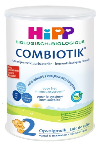 Hipp 2 Combio opvolgmelk vanaf 6 maand (800 gram)