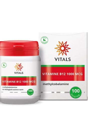 Vitals Vitamine B12 methyl 1000 mcg (100 Zuigtabletten)
