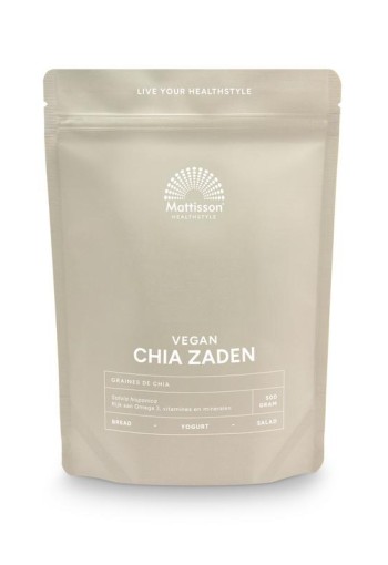 Mattisson Absolute chia zaad raw (500 Gram)