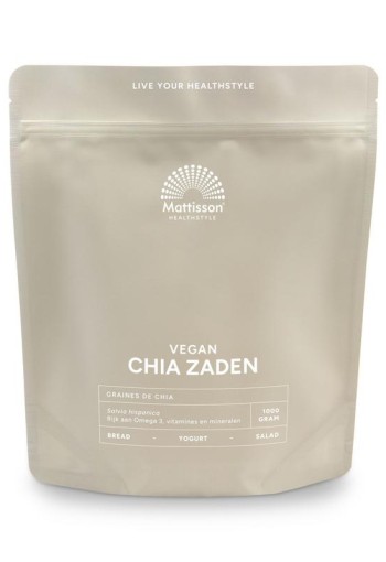 Mattisson Absolute chia zaad raw (1 Kilogram)
