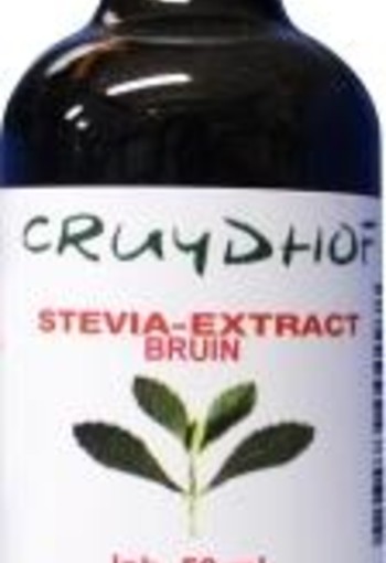 Cruydhof Stevia extract bruin (50 Milliliter)