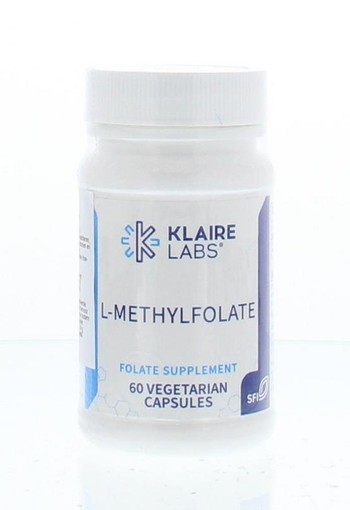 Klaire Labs L-Methylfolaat (60 Vegetarische capsules)