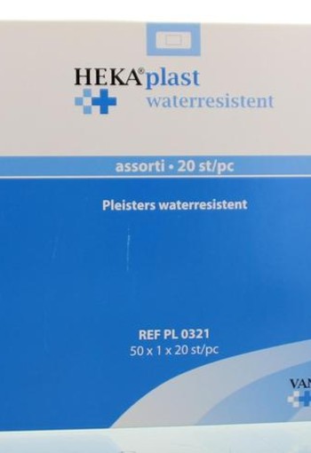 Heka Wondpleister water resistent assorti 20 strips (50 Stuks)