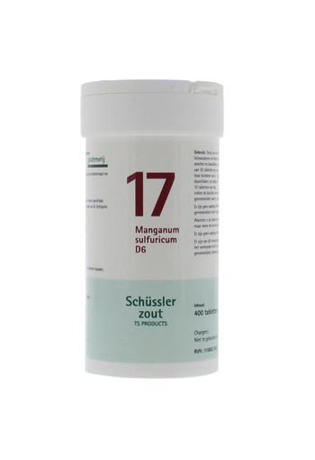 Pfluger Manganum sulfuricum 17 D6 Schussler (400 Tabletten)