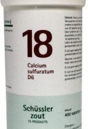 Pfluger Calcium sulfuratum 18 D6 Schussler (400 Tabletten)
