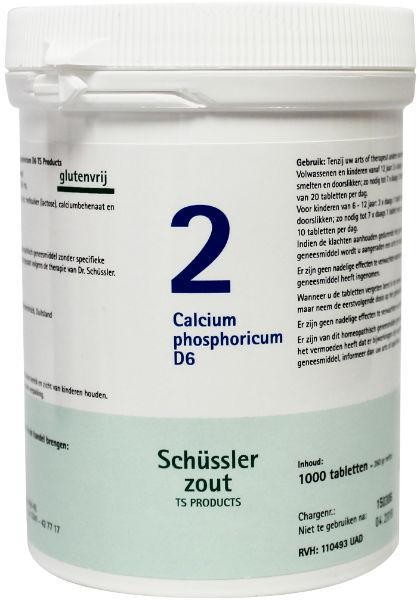 Pfluger Calcium phosphoricum 2 D6 Schussler (1000 Tabletten)