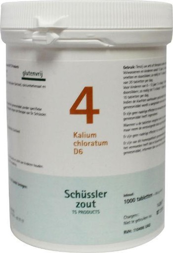 Pfluger Kalium chloratum 4 D6 Schussler (1000 Tabletten)
