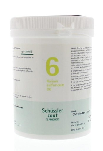 Pfluger Kalium sulfuricum 6 D6 Schussler (1000 Tabletten)