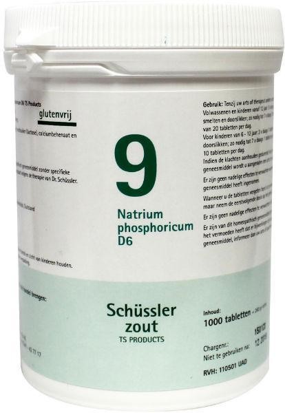 Pfluger Natrium phosphoricum 9 D6 Schussler (1000 Tabletten)