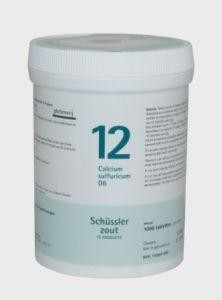 Pfluger Calcium sulfuricum 12 D6 Schussler (1000 Tabletten)