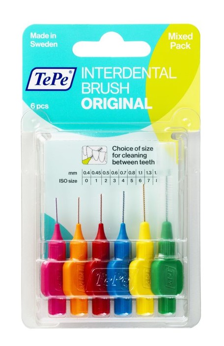 Tepe Interdentale rager mixed pack (6 Stuks)