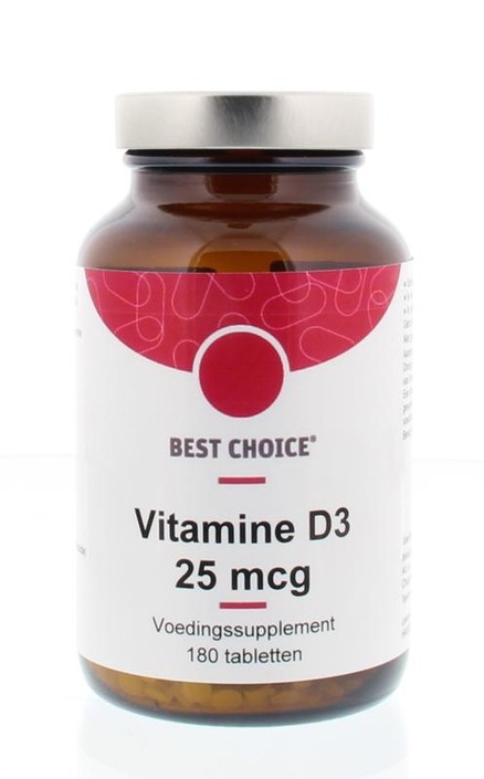 TS Choice Vitamine D3 25mcg (180 Tabletten)