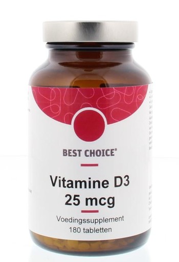 TS Choice Vitamine D3 25 mcg (180 Tabletten)