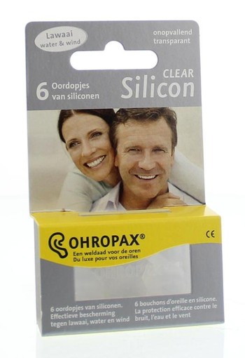Ohropax Silicon clear (6 Stuks)