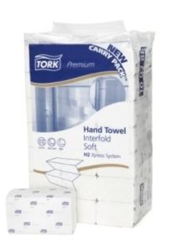 Tork Premium handdoek soft 34x21.2 (2310 Stuks)