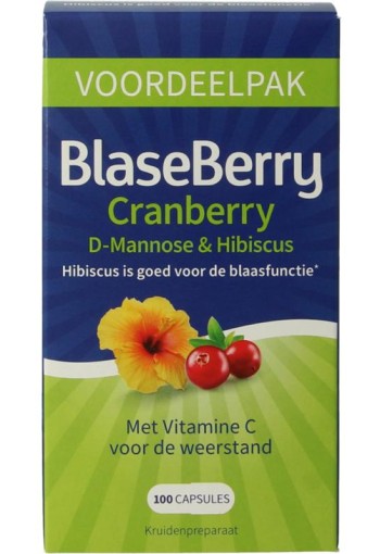 Blaseberry Cranberry D-Mannose & hibiscus (100 Capsules)
