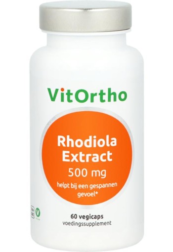 Vitortho Rhodiola extract 500 mg (60 Vegetarische capsules)