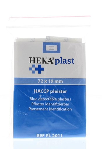 Heka HACCP pleisters blauw 72 x 19mm (25 Stuks)