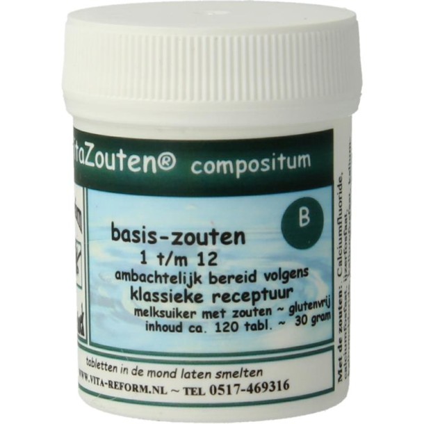 Vitazouten Compositum basis 1 t/m 12 (120 Tabletten)