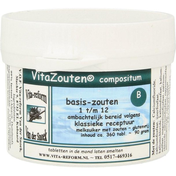 Vitazouten Compositum basis 1 t/m 12 (360 Tabletten)