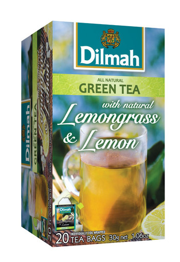 Dilmah Green tea with lemongrass & lemon (20 Zakjes)