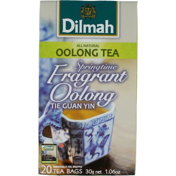 Dilmah Springtime fragrant oolong green tea (20 Zakjes)