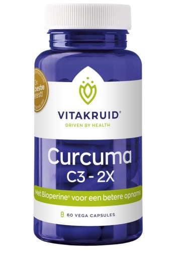 Vitakruid Curcuma C3 - 2X (60 Vegetarische capsules)