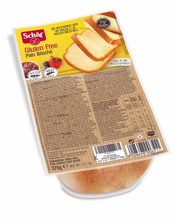 Dr Schar Pain brioche glutenvrij (370 Gram)