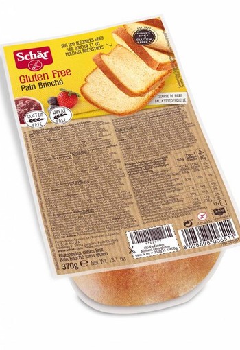 Dr Schar Pain brioche glutenvrij (370 Gram)