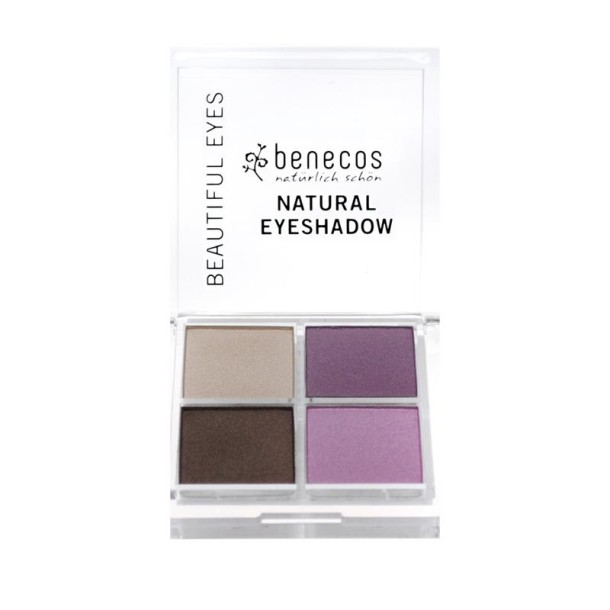Benecos Natural quattro eyeshadow beautifull eyes 001 (1 Stuks)