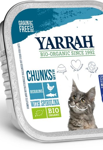 Yarrah Kat alucup chunks met vis bio (100 Gram)