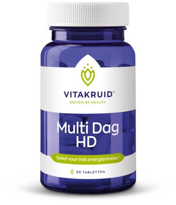 Vitakruid Multi Dag HD 100% Vegan (30 Tabletten)